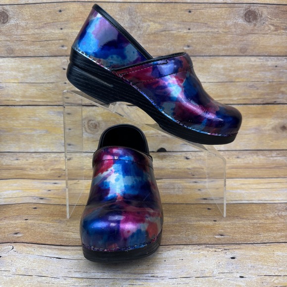 Dansko Shoes - Dansko Clogs Womens 40 EU (9.5-10) Multicolor Leather Professional Nursing Y2K